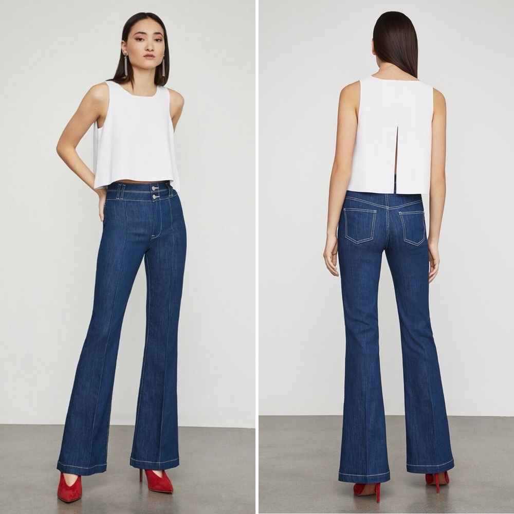 FREE 💙 BCBGMAXAZRIA Pintuck Flare Jeans
